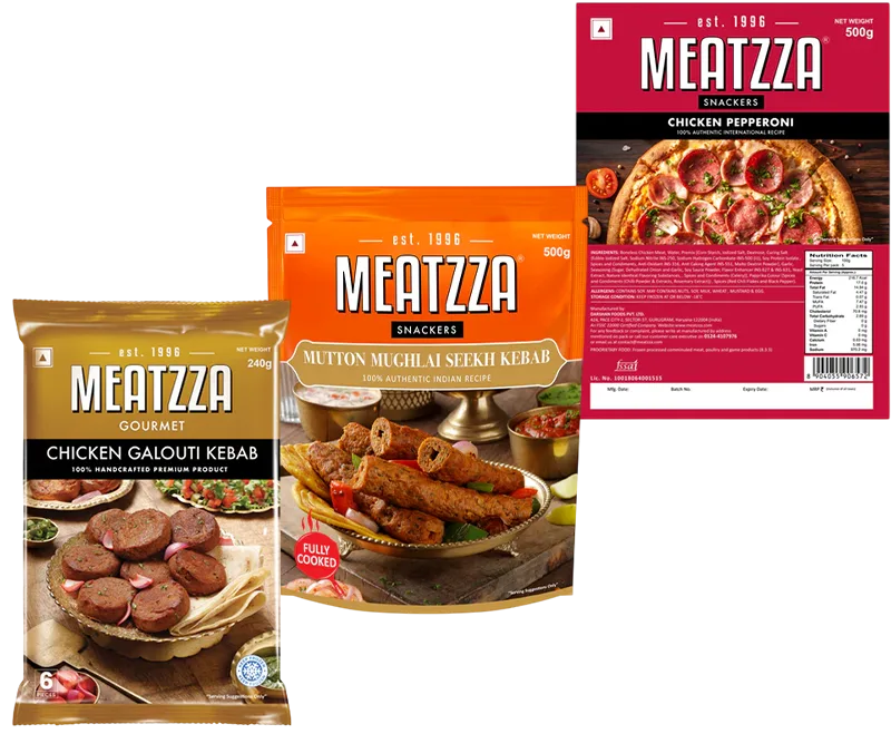 Meatzza Frozen Meat Products for Foodservice and Retail