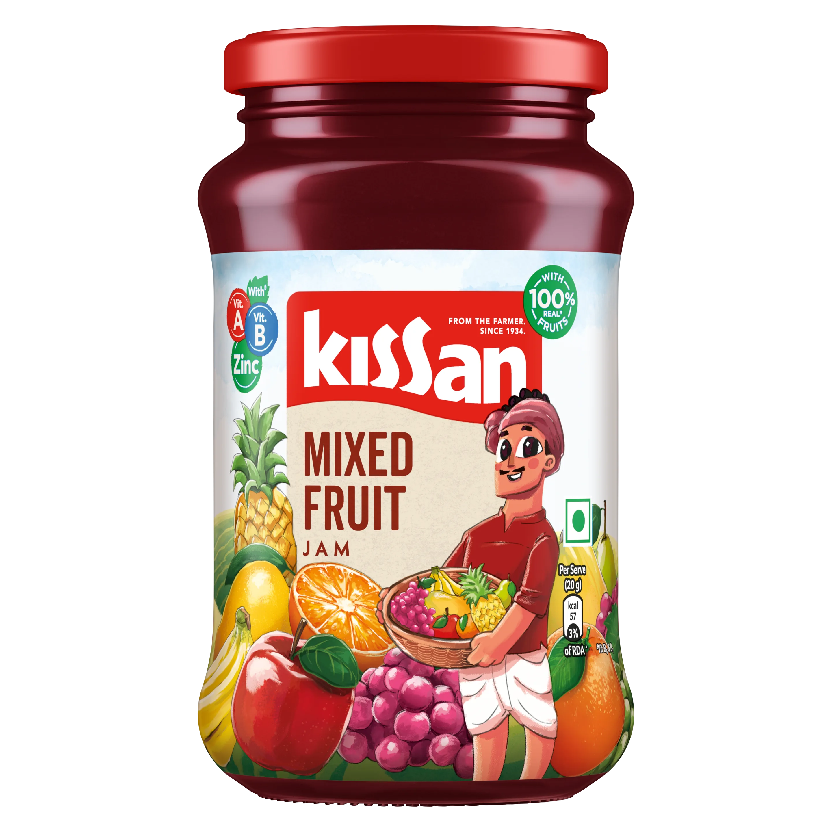 Kissan Jams and Marmalade for Breakfast, Bakery and Retail