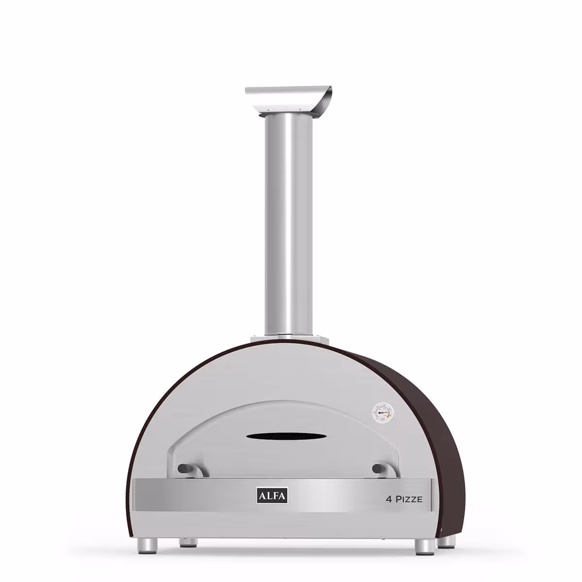 Alfa Forni Classico Hybrid Gas & Wood Fired Pizza Oven 4 Pizza 80 x 60 cm