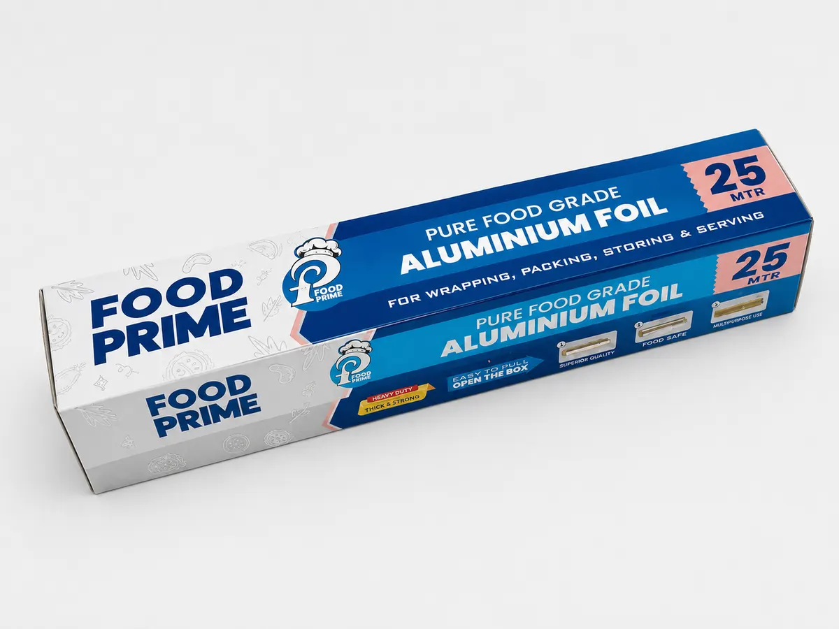 Food Prime Aluminium Foil Roll - 10 Pack
