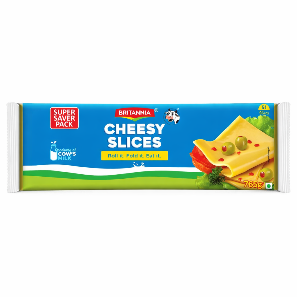 Britannia Cheese Slices 765gm (1*16)