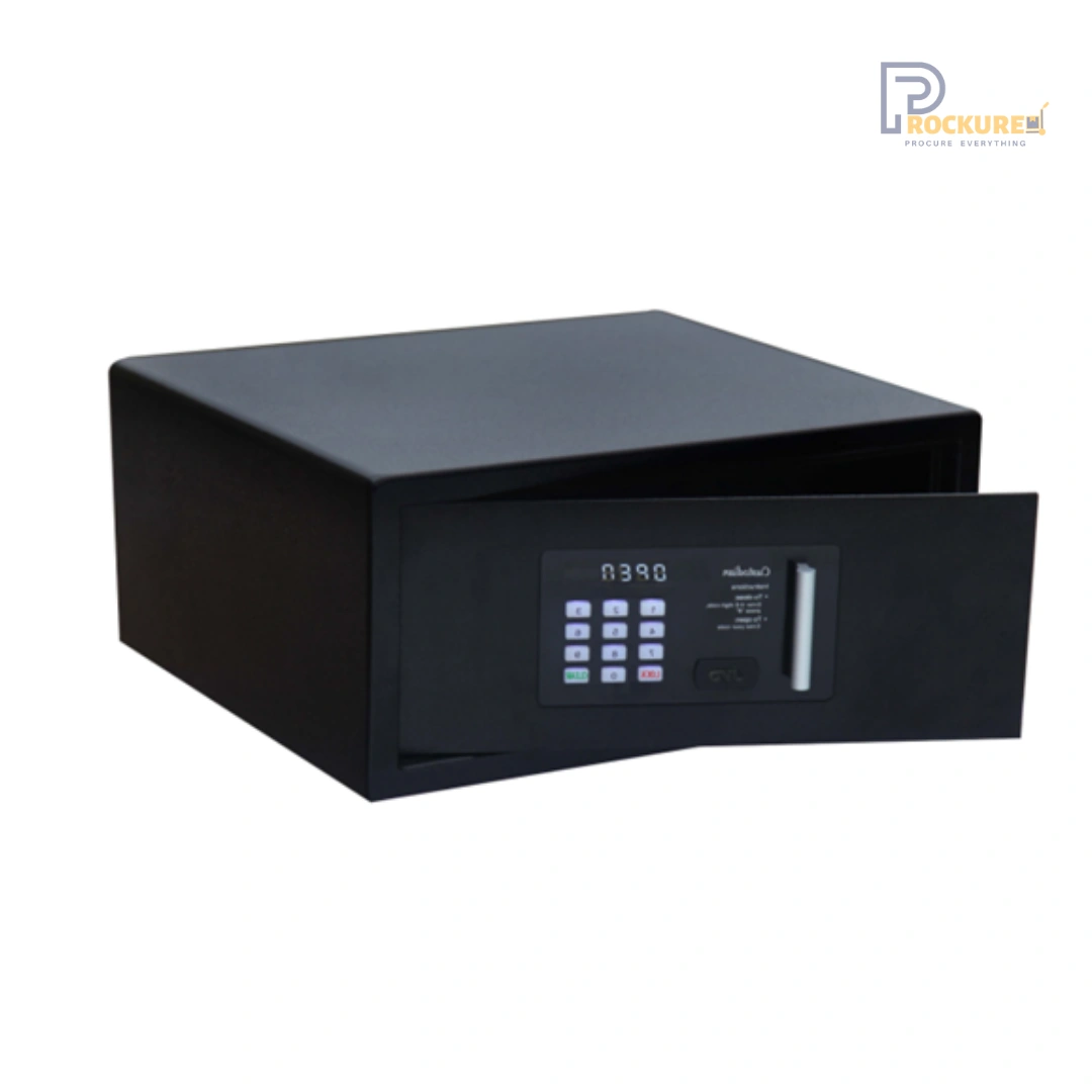 JVD Custodian Plus Safe - 15" Laptop, Code Lock, CS1 Keylock, 200 Audit, Black