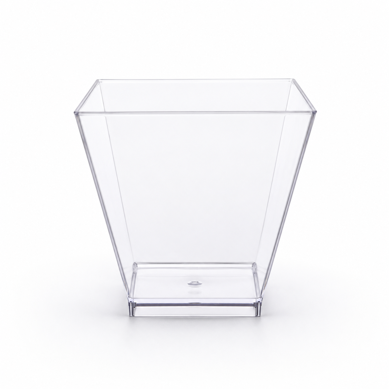 Acrylic Plastic Square Dessert Cup N4 60ML
