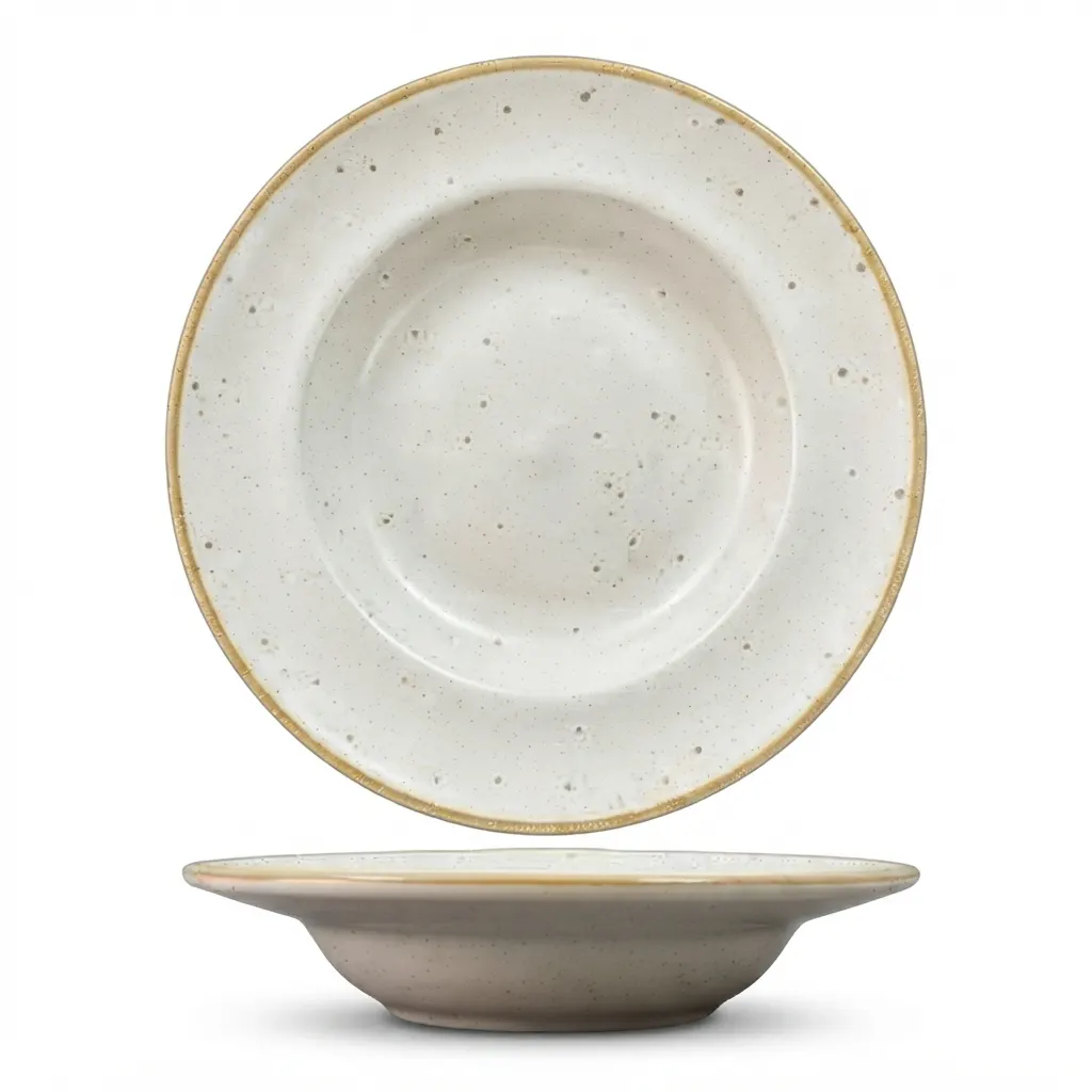 Meraami Polar Ceramic Pasta Plate 25 cm