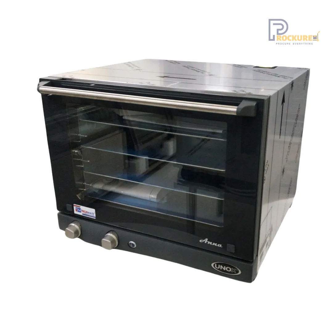 UNOX XF 023 Convection Oven – 4 Trays, Electric, 3KW, Stainless Steel 3