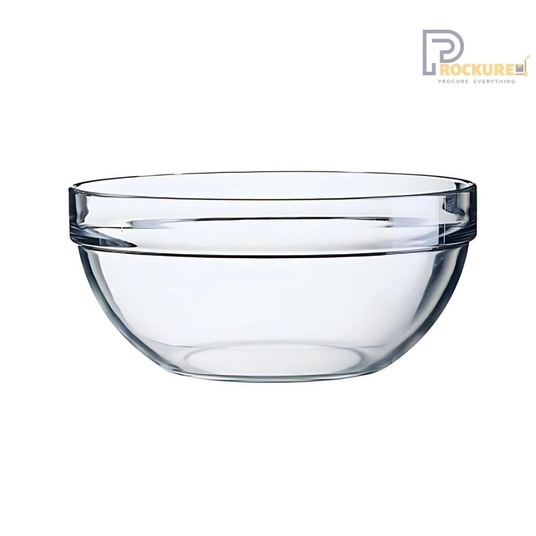 Arcoroc Stackable Bowl M0092 (8 pc Carton) - Ideal for Mixing & Food Prep