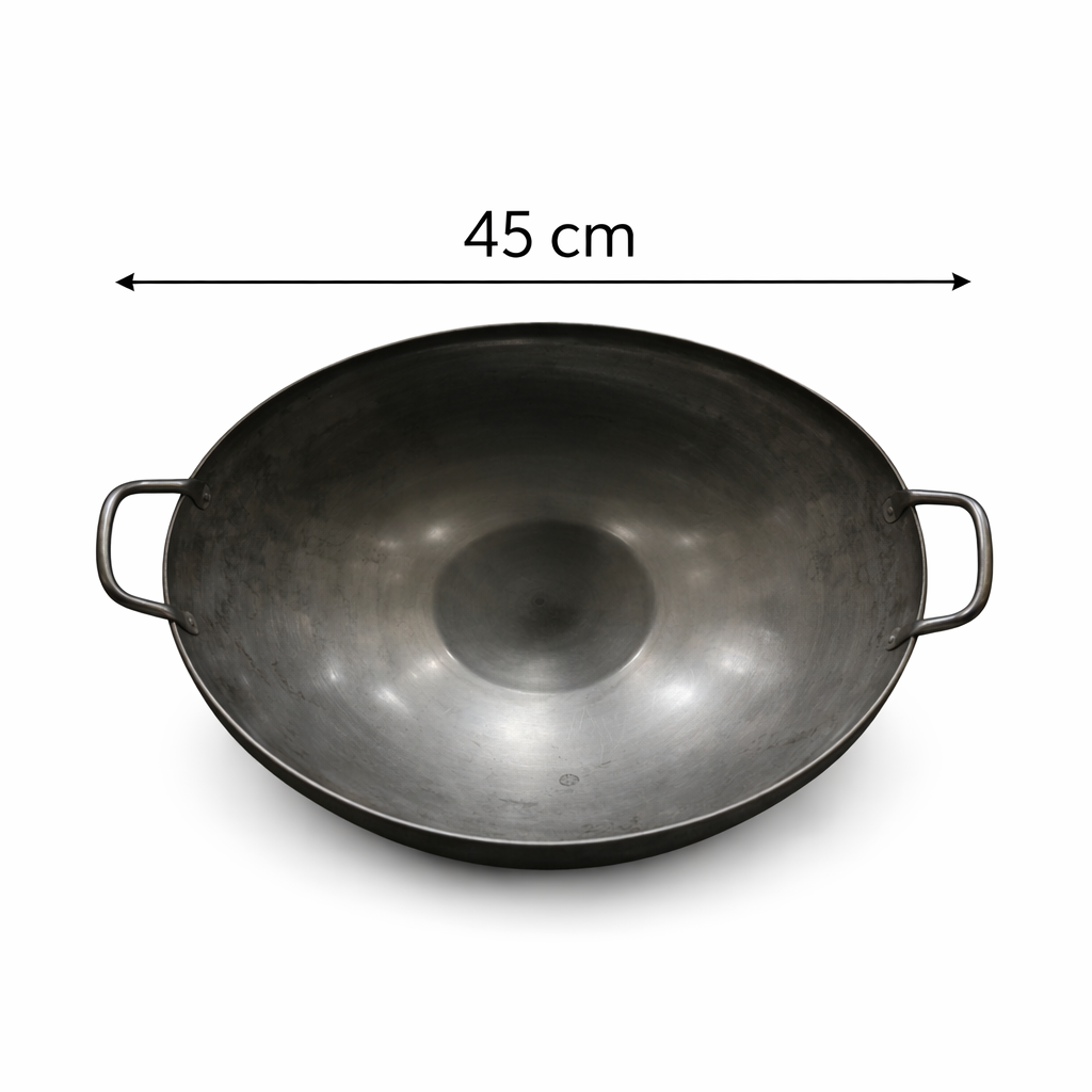 Black Kadai Carbon Steel 45 cm - KDI-B/45
