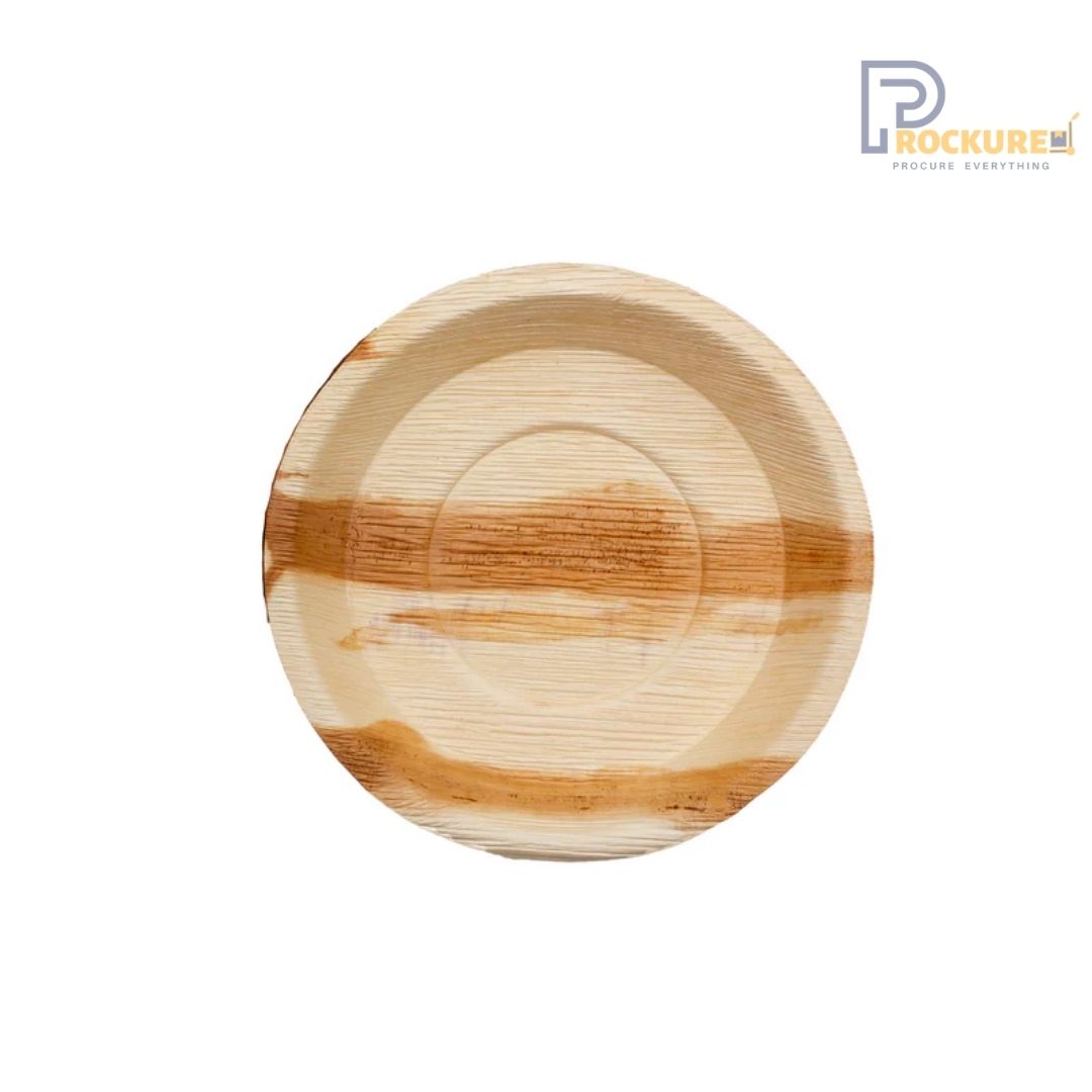 Areca Leaf 6 Inch Deep Round Plate