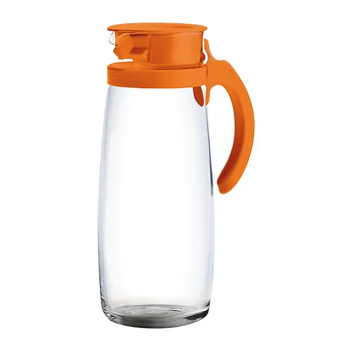 Ocean Divano Glass Water Pitcher with Lid & Handle – 1660 ml | Multicolor 2