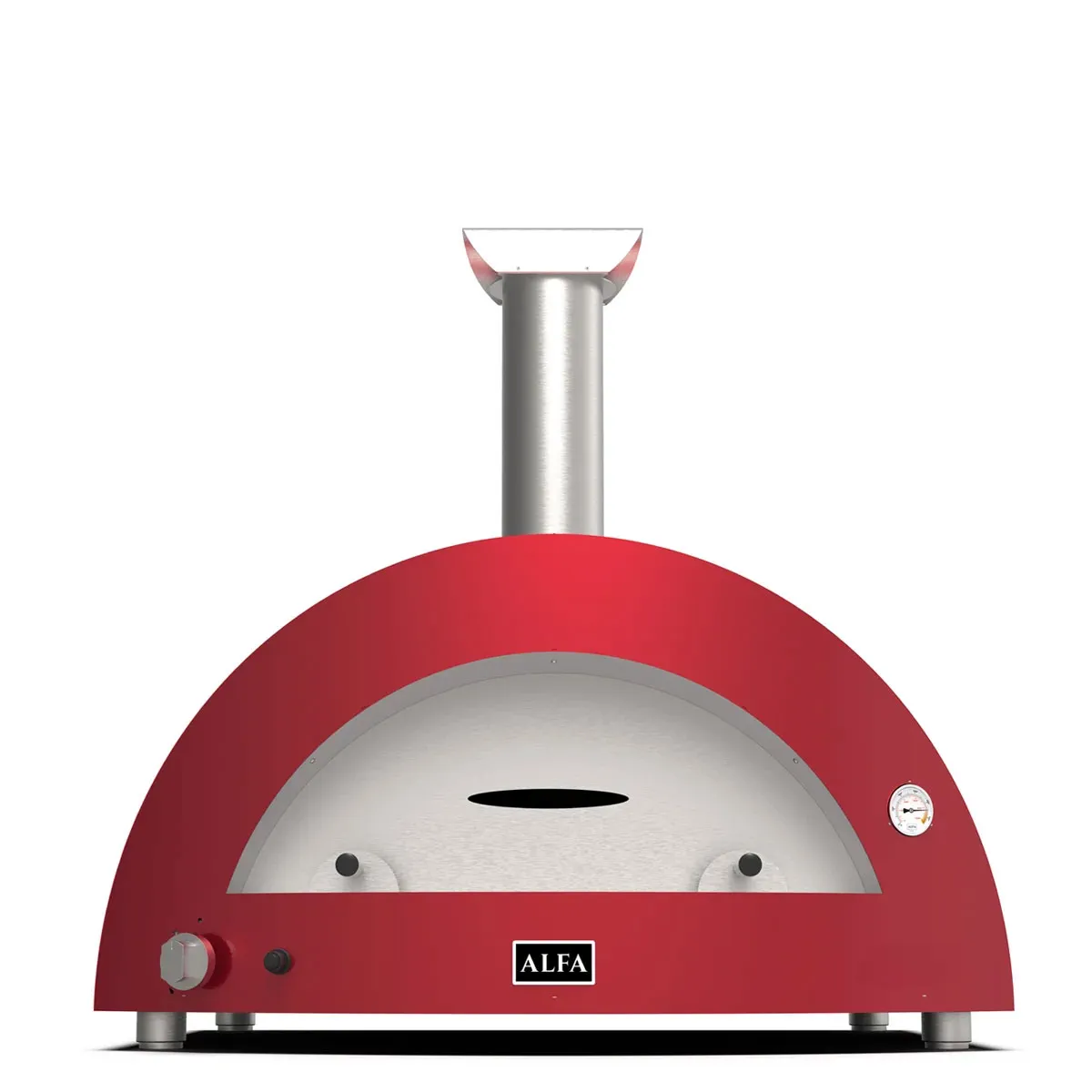 Alfa Forni Moderno Hybrid Gas & Wood Fired Pizza Oven 5 Pizza 85 x 70 cm