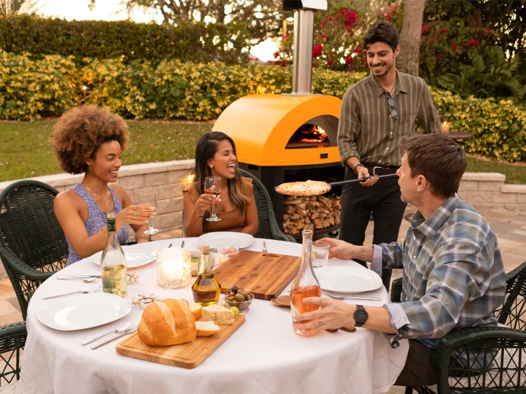 Alfa Forni Moderno Hybrid Gas & Wood Fired Pizza Oven 5 Pizza 85 x 70 cm 5