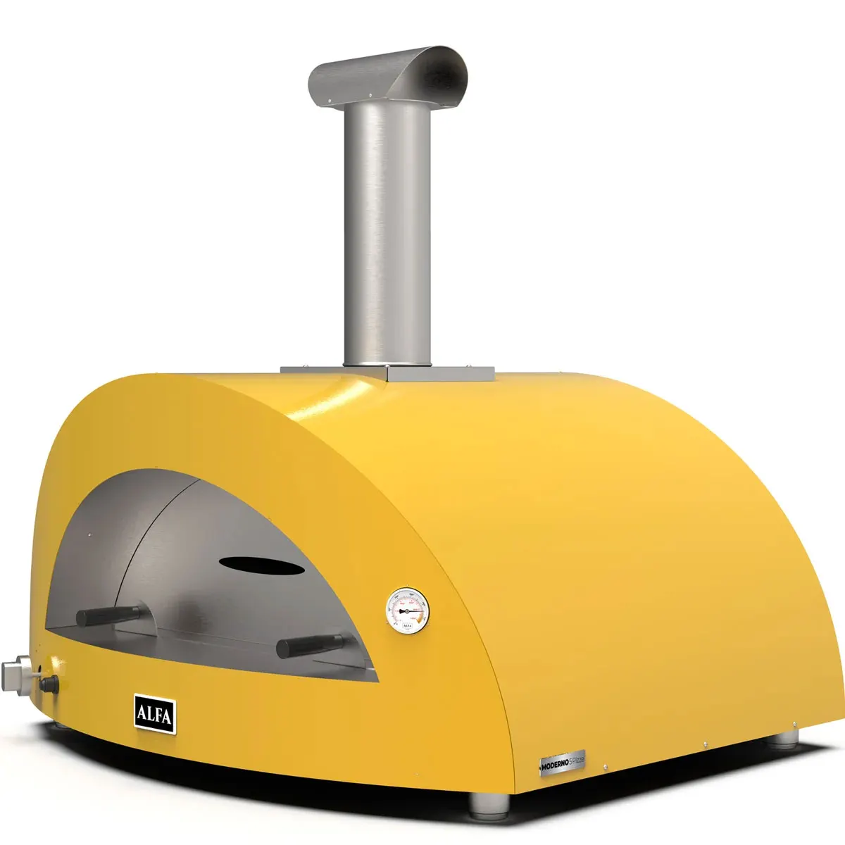 Alfa Forni Moderno Hybrid Gas & Wood Fired Pizza Oven 5 Pizza 85 x 70 cm 4