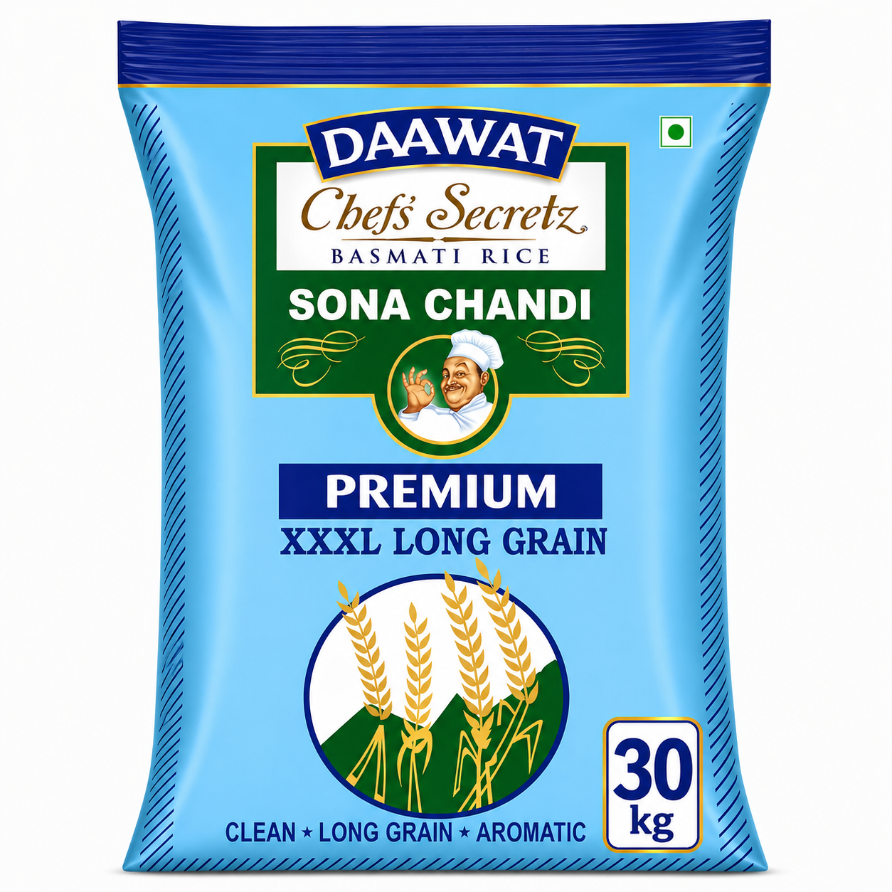 Daawat Chef Secretz Basmati Rice Sona Chandi Premium 30kg