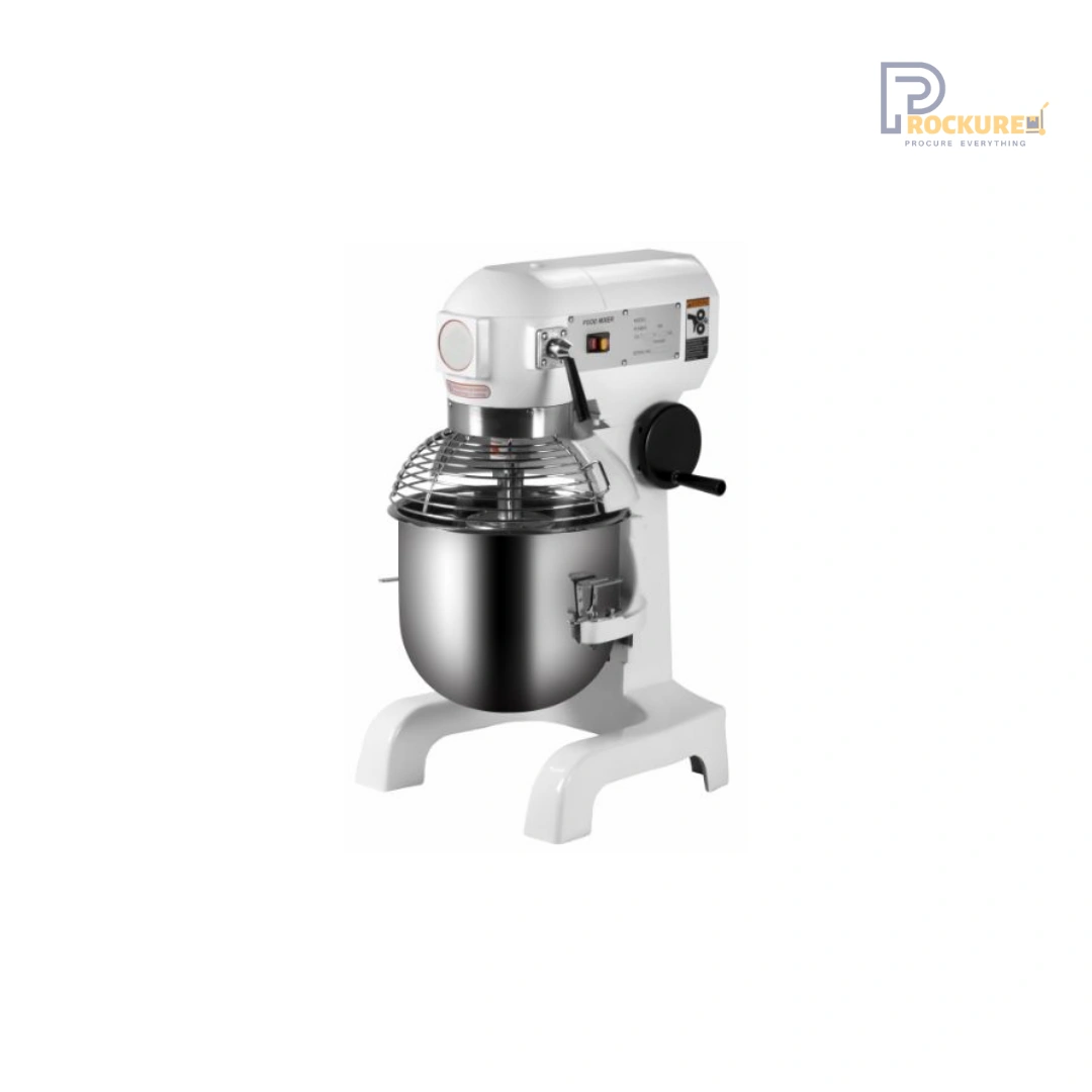 Prockured Deluxe B-20 Dlx Planetary Mixer 20L Bowl 750W Motor