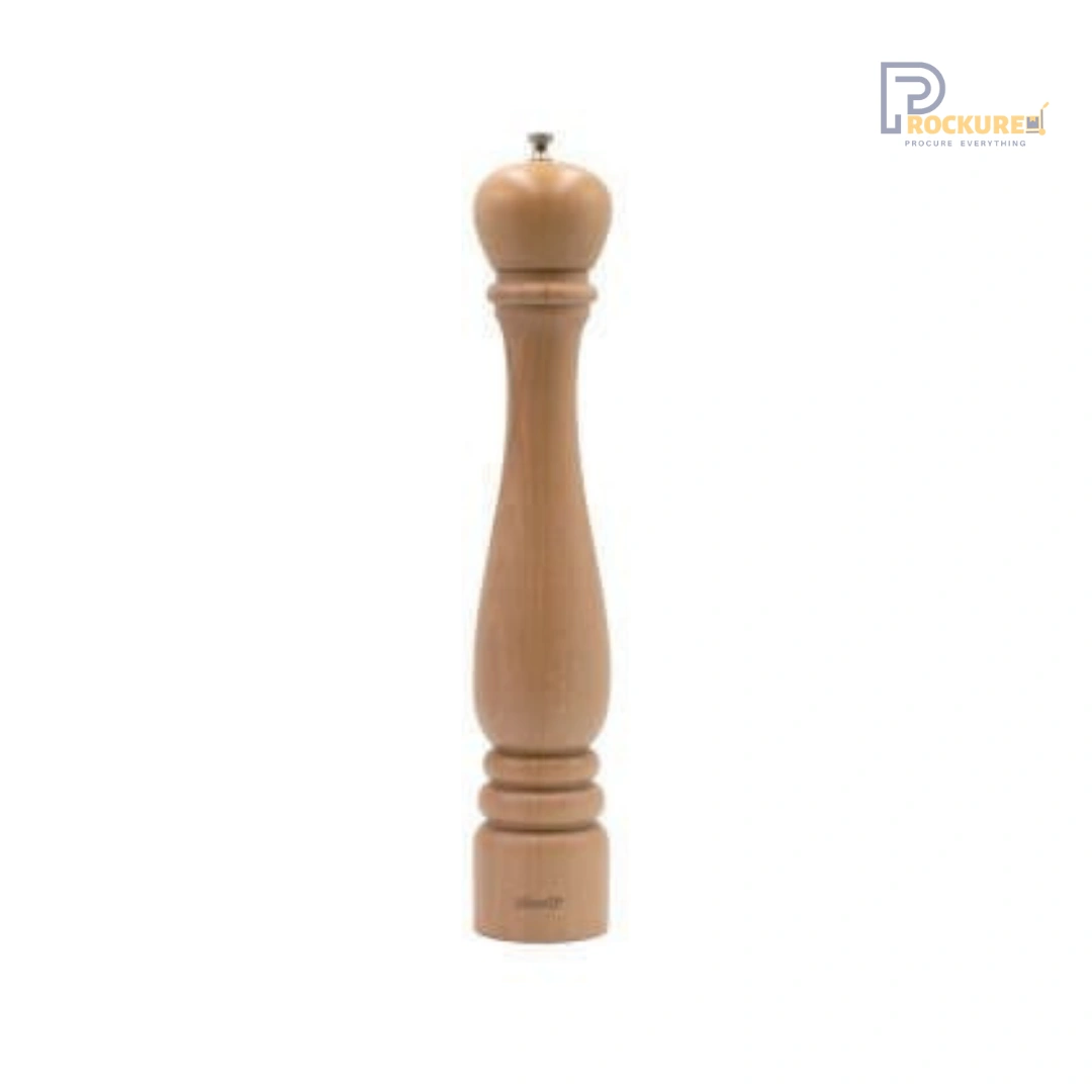 Bisetti Roma Series Pepper Mill 53 cm (Natural Wood) | Premium Statement Piece