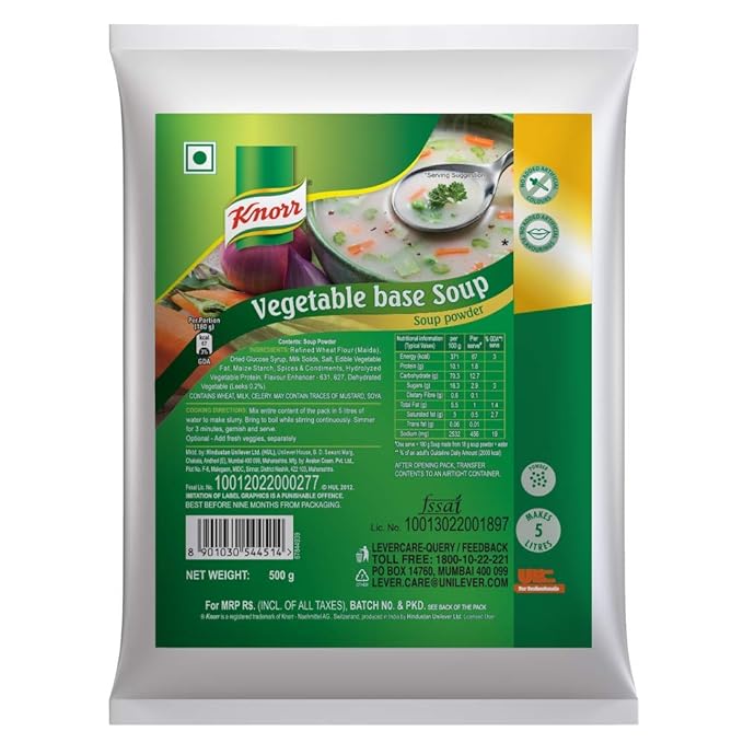 Knorr Vegetable Base Soup 500 gm