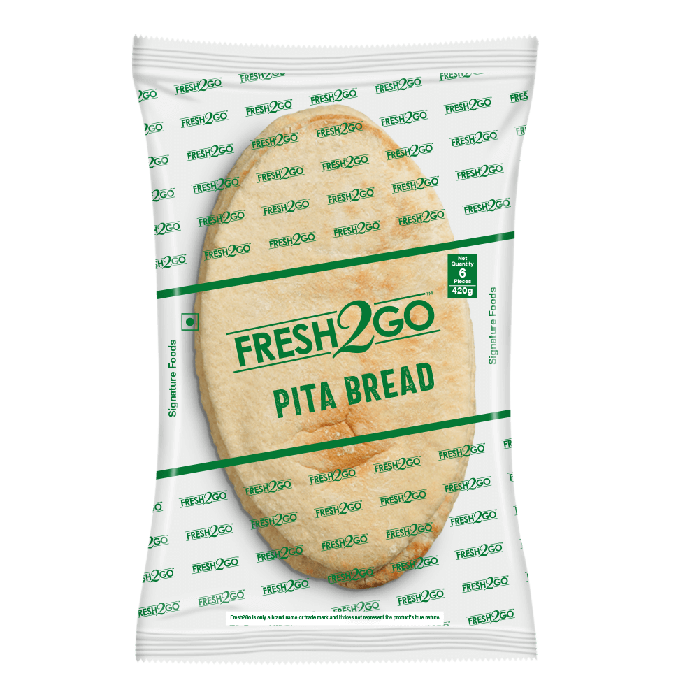 Fresh 2 Go Pita Bread RTC Frozen 420 gm Pack of 6