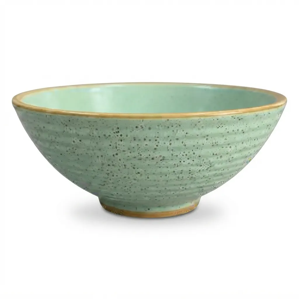 Meraami Aura Mint Ceramic Designer Bowl 17 cm
