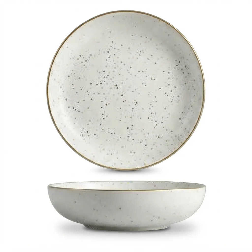Meraami Polar Ceramic Coupe Bowl 22 cm