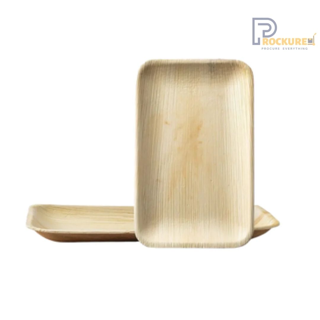 Areca Leaf 9 x 7 Inch Rectangle Tray