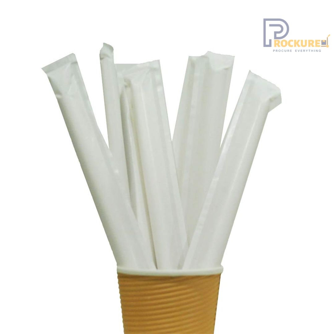 10mm Wrapped Paper Straws | 330 GSM