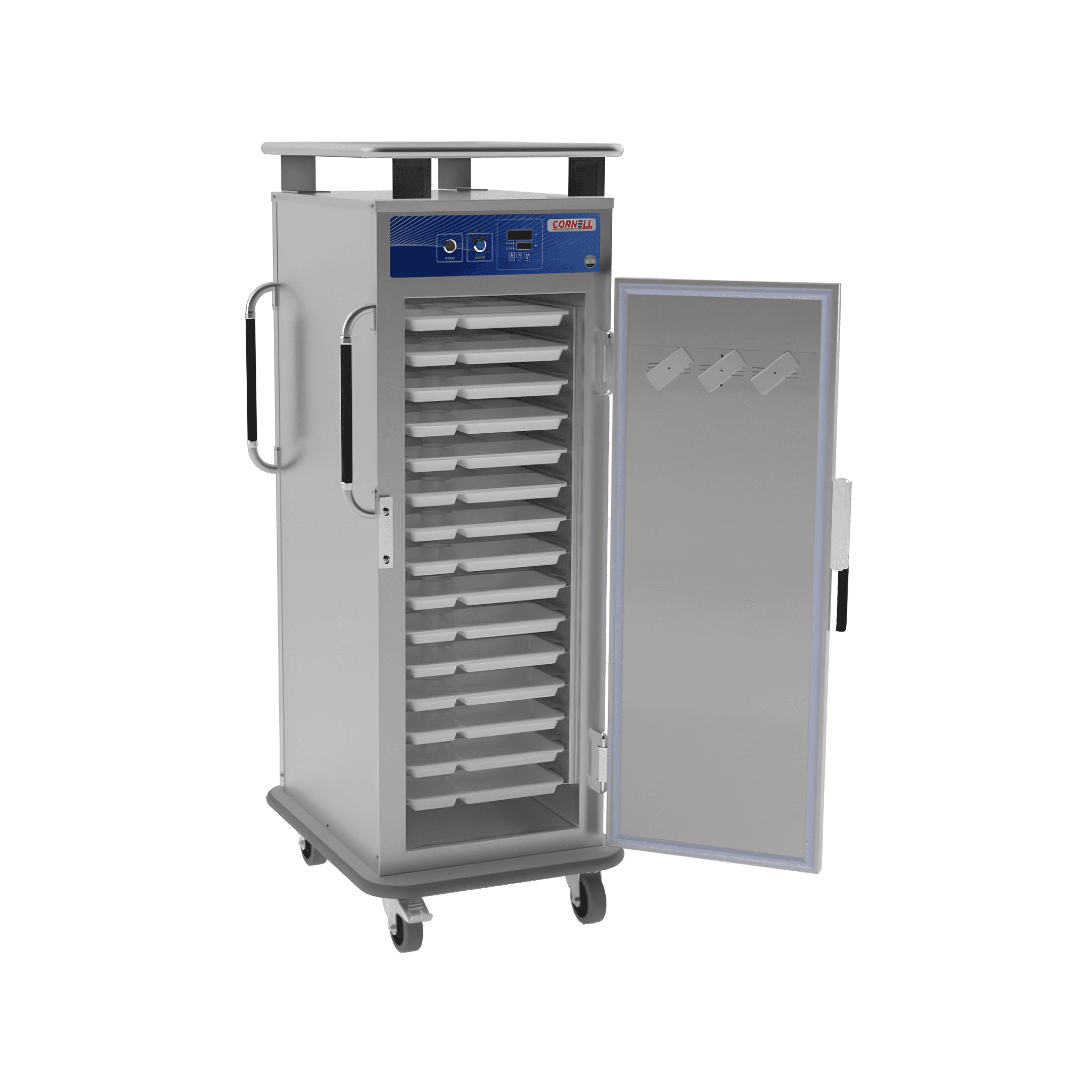 Cornell Heated Hospital Cart HHC30S Food Service – 30-Tray Capacity, Adjustable Temperature