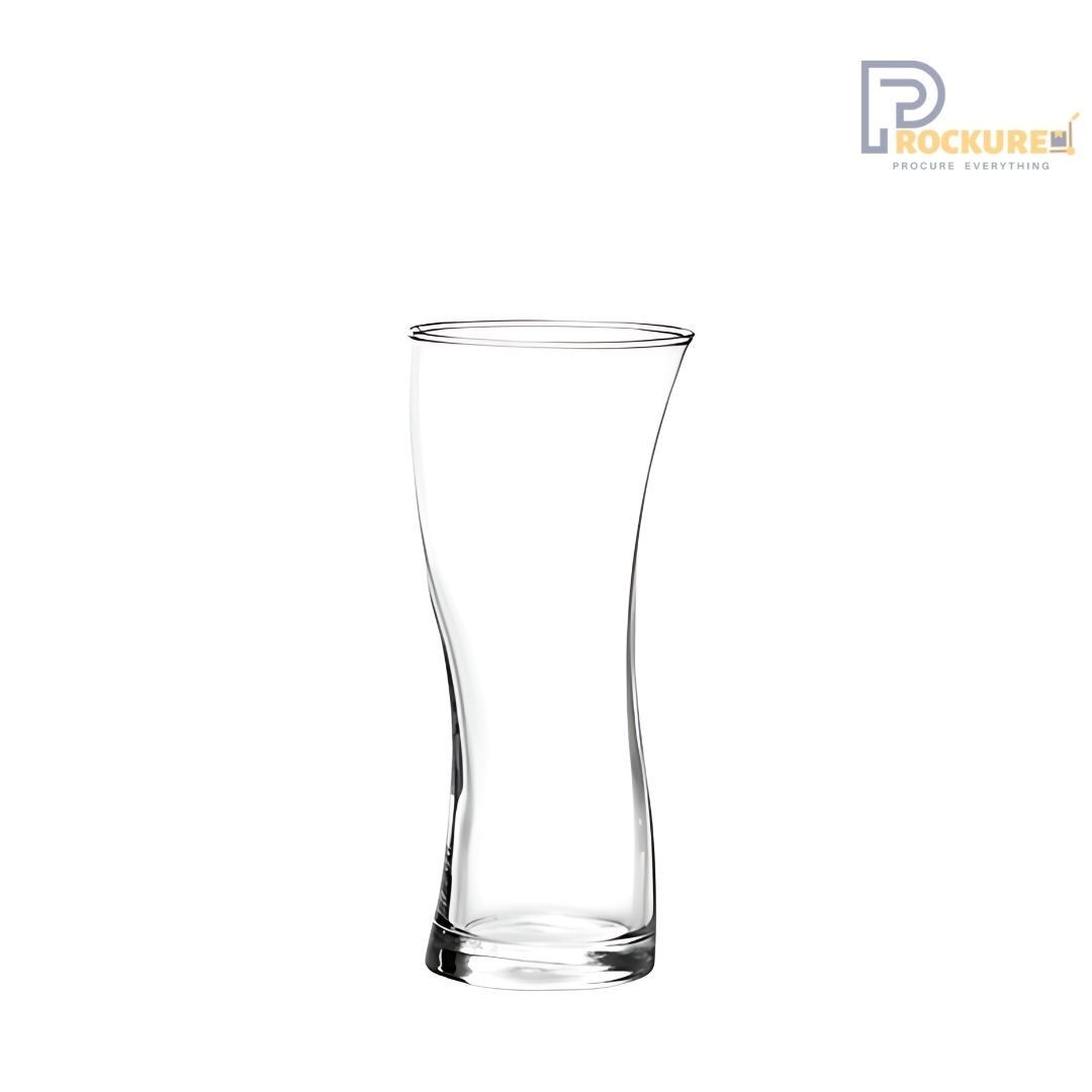 Ocean Salsa Hi Ball Tumbler - 385ml Glass for Cocktails & Beverages (Pack of 6)