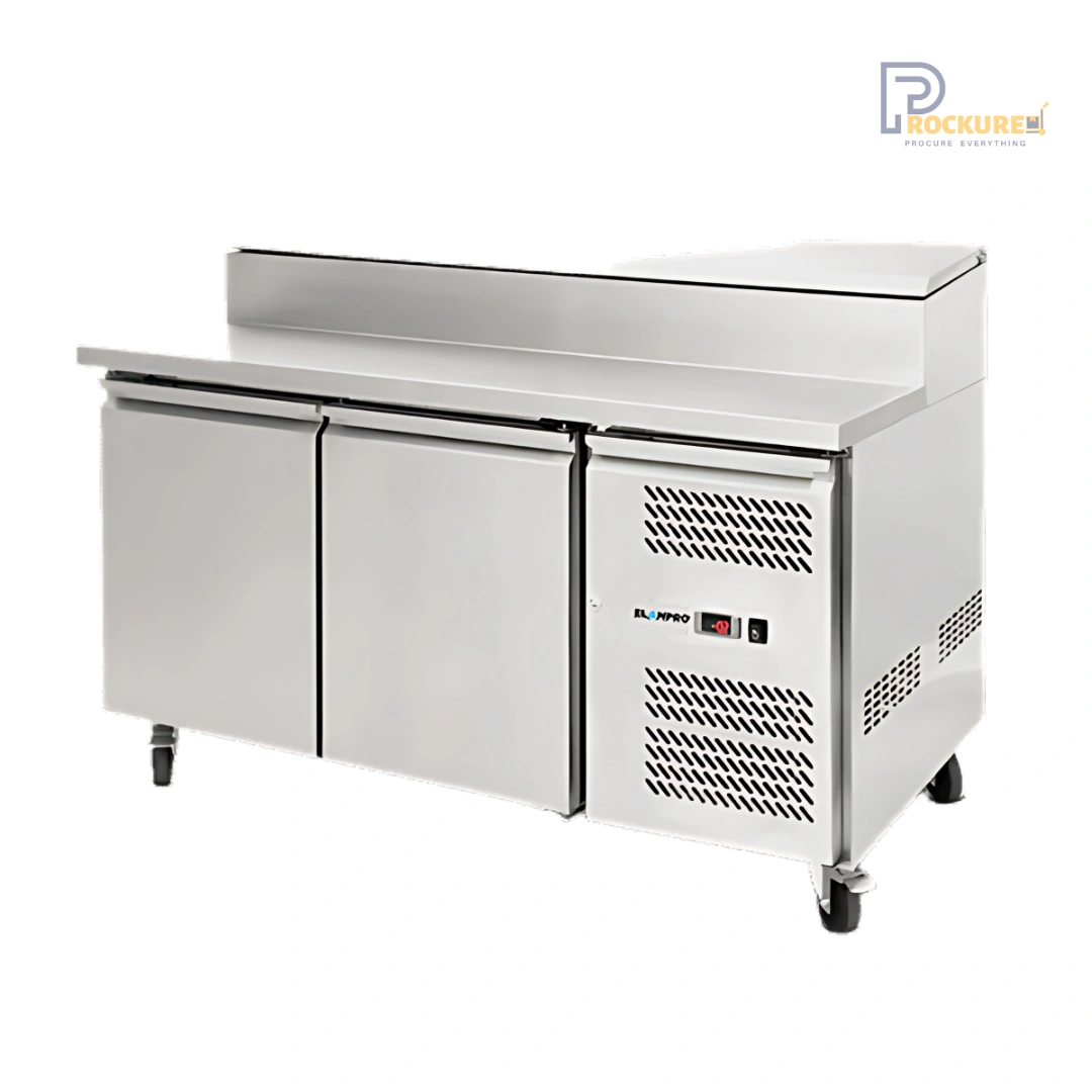 Elanpro 2 Door Salad Counter with Prep Table - ESH 2000/800 | Commercial Salad Counter