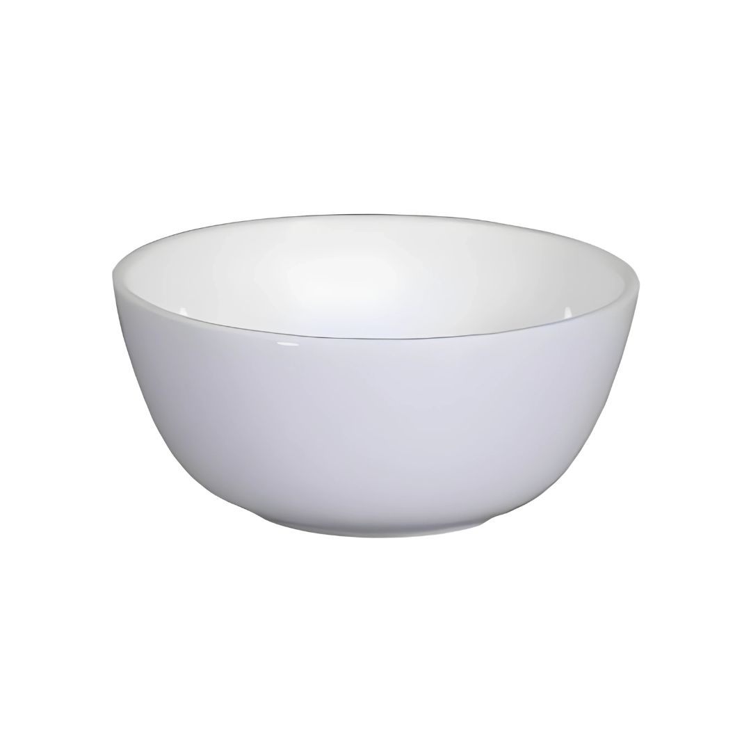 Sanaai White Porcelain Footed Bowl 750ml - Perfect for Soups & Desserts (24 Pc Carton)
