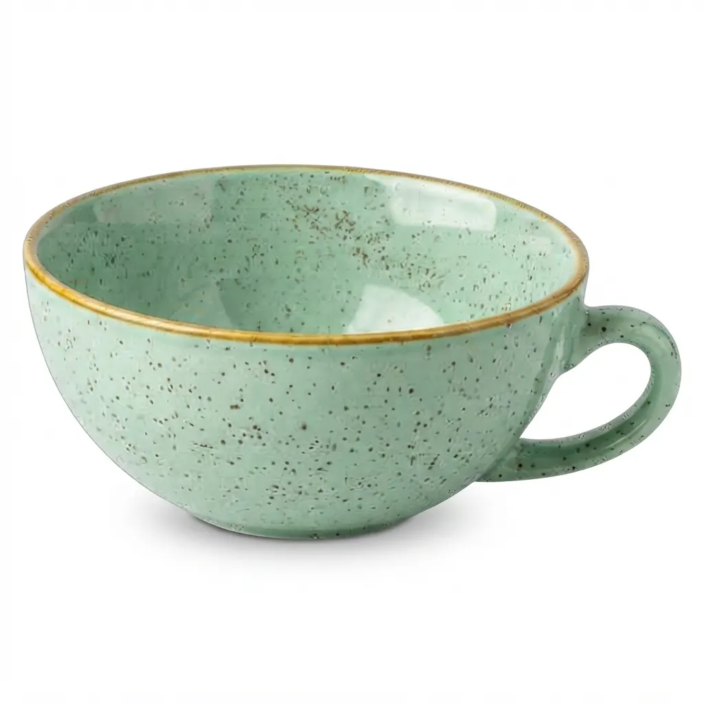 Meraami Aura Mint Ceramic Cappuccino Cup 12 cm