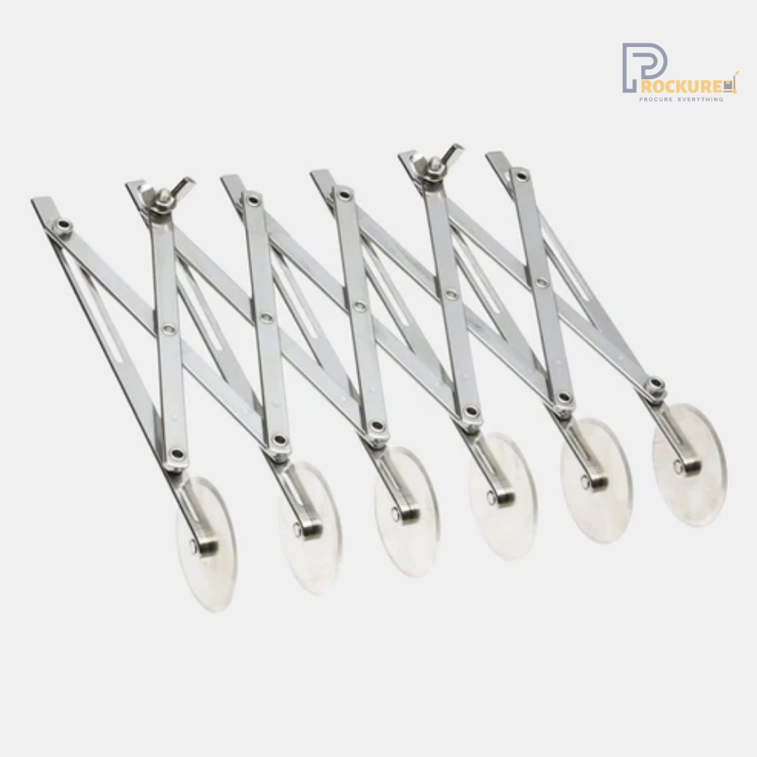 RENA Multiple Wheel Dough Cutter (6 Wheels) Premium Kitchen Tool