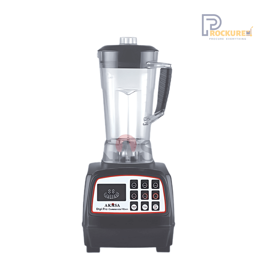 Akasa Digipro DB 20 Commercial Blender – 2200W Heavy-Duty Mixer with Digital Controls & Stainless Steel Jar