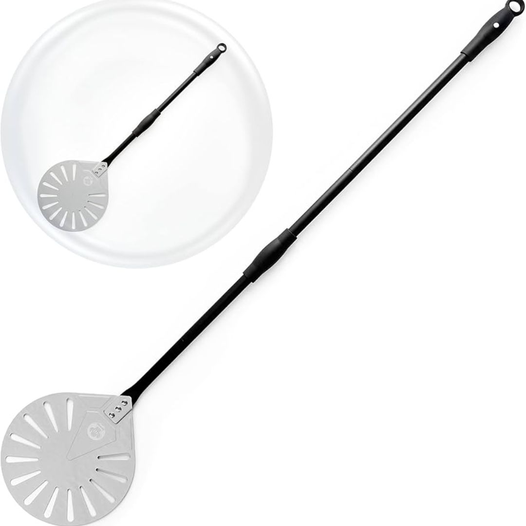 Pizza Turner PT10 | Stainless Steel, Round Turning Head, Heat-Resistant Grip
