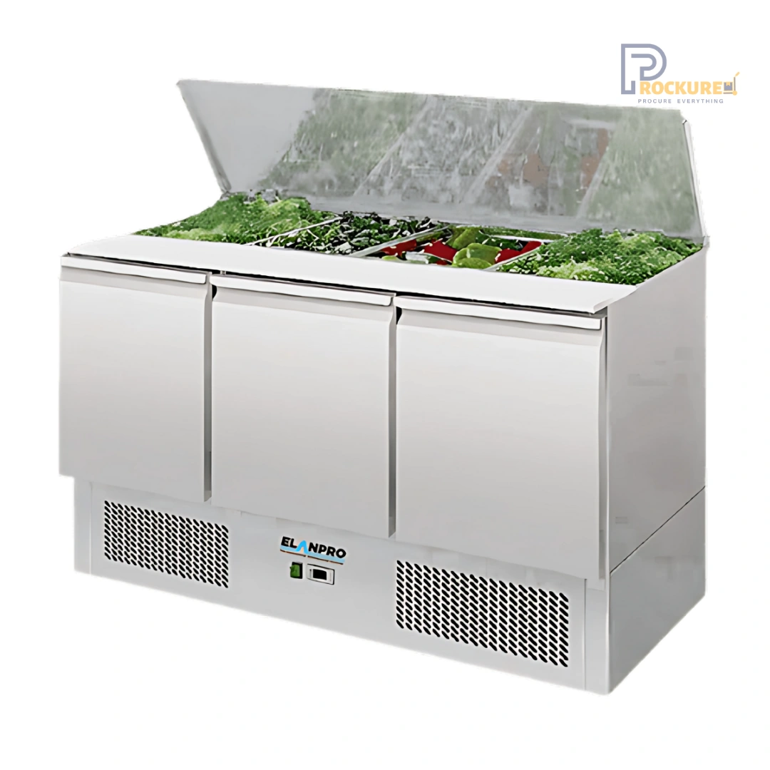 Elanpro 3 Door Salad Counter - ES 903 | Commercial Salad Counter