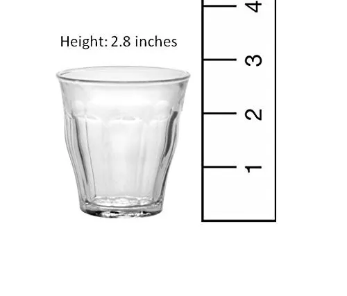 Duralex Picardie Uncolored Glass Tumbler – Cortado Glasses 130 ML (4 3/8 oz) 1024AB 4