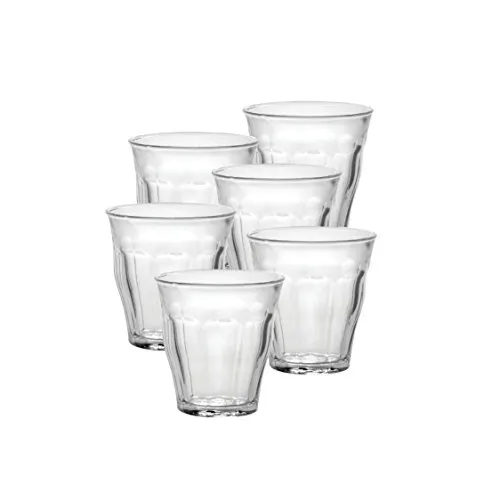 Duralex Picardie Uncolored Glass Tumbler – Cortado Glasses 130 ML (4 3/8 oz) 1024AB 2