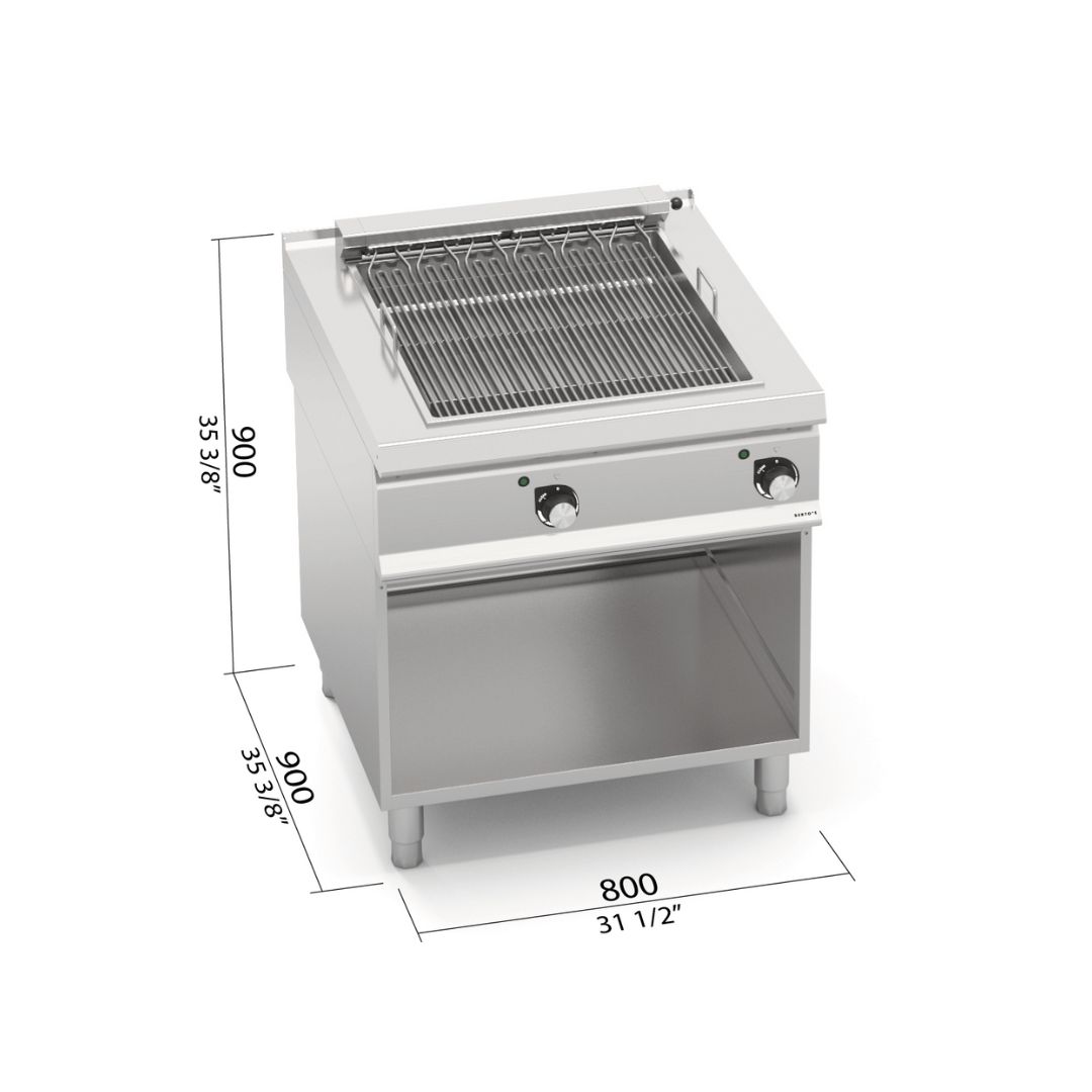 Berto's STANDING ELECTRIC GRILL SE9CG80M 2