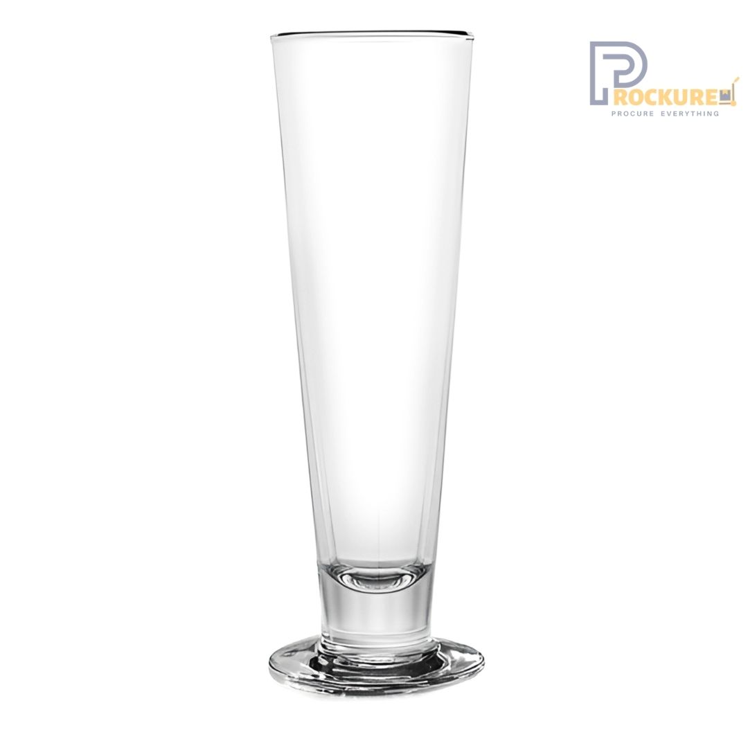 Ocean Viva Footed Tumbler - Elegant 420ml Glass for Beverages (Pack of 6)