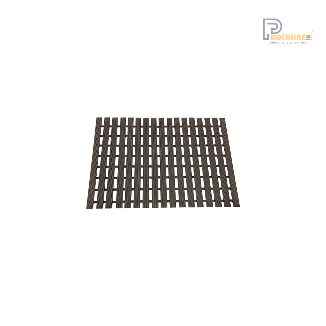 Dolphy Non-Slip Shower Mat – Brown Finish