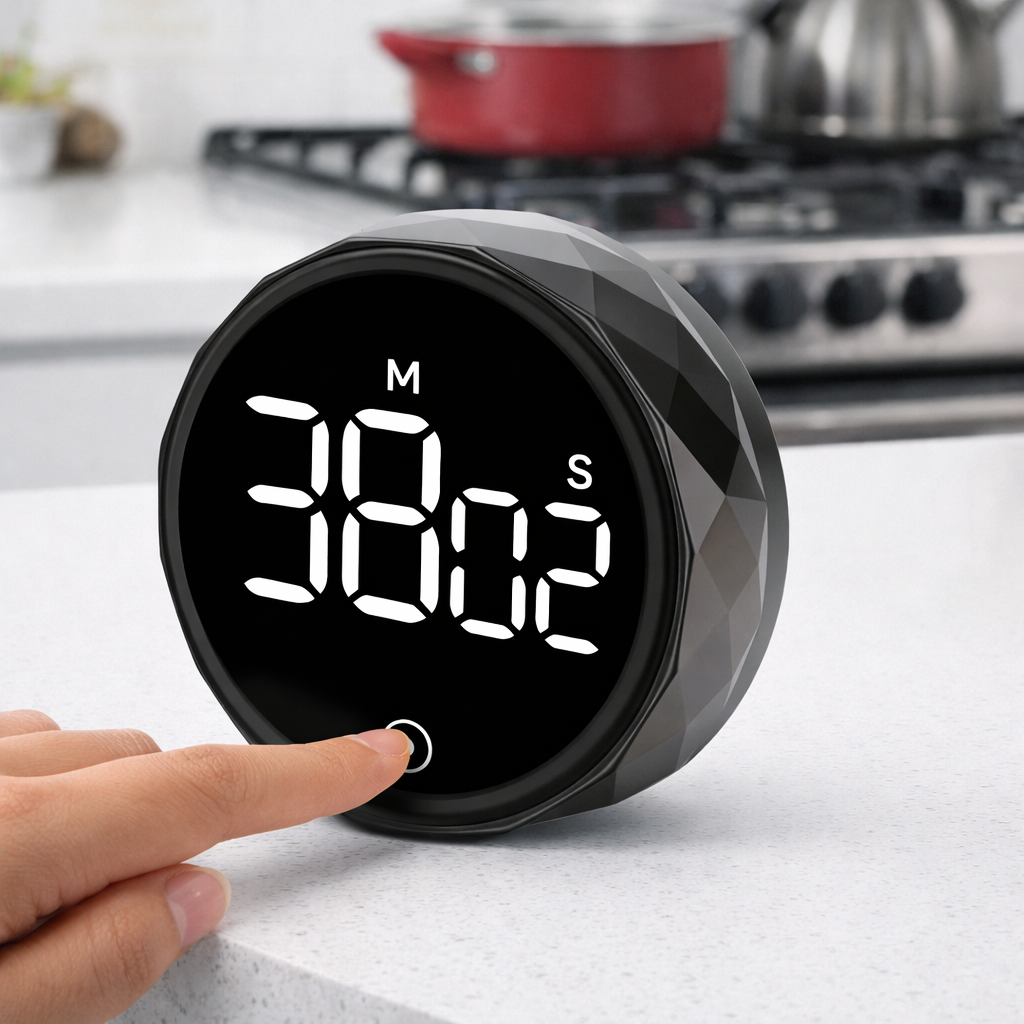 Digital Kitchen Timer with LED Display - Timer Digital TD-01 2