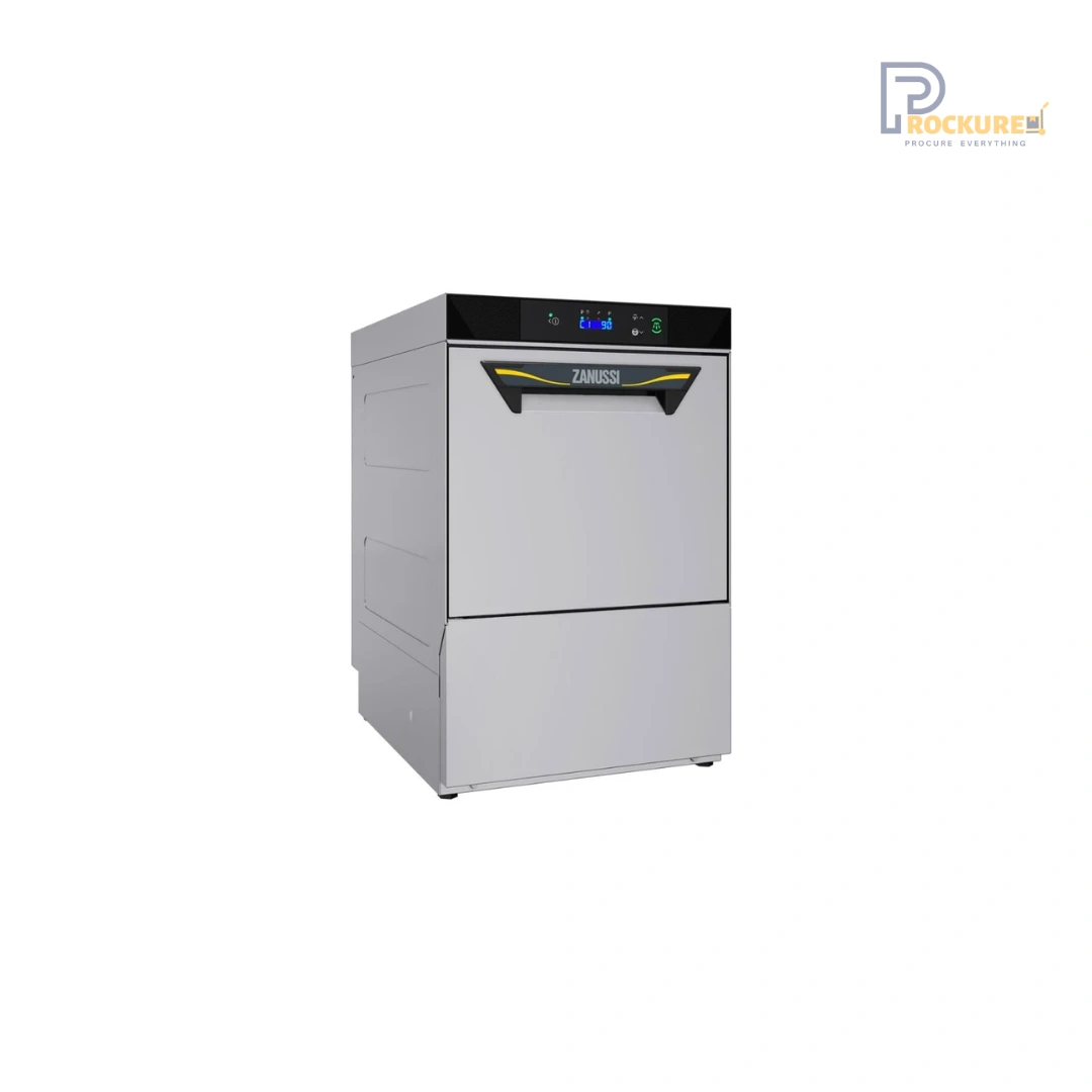 Zanussi 402190 Small Glasswasher | 40 Racks/Hr | Single Skin with Rinse Aid Dispenser