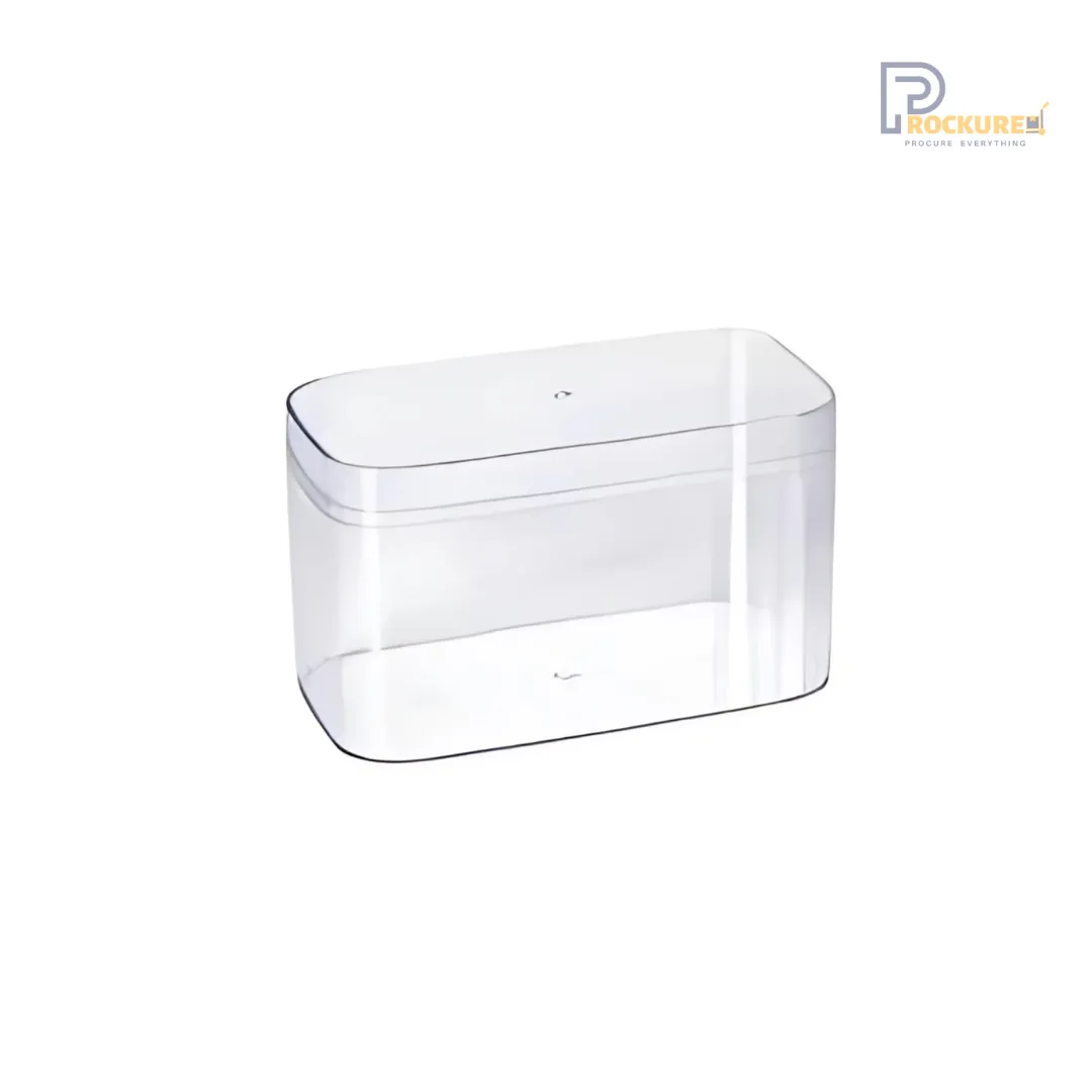 N46 Rectangle Acrylic Plastic Storage Box – 400ml Pack of 320