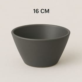 Sanaai Urban Grey "V" Bowl - Porcelain Tableware (24 Pc Carton)