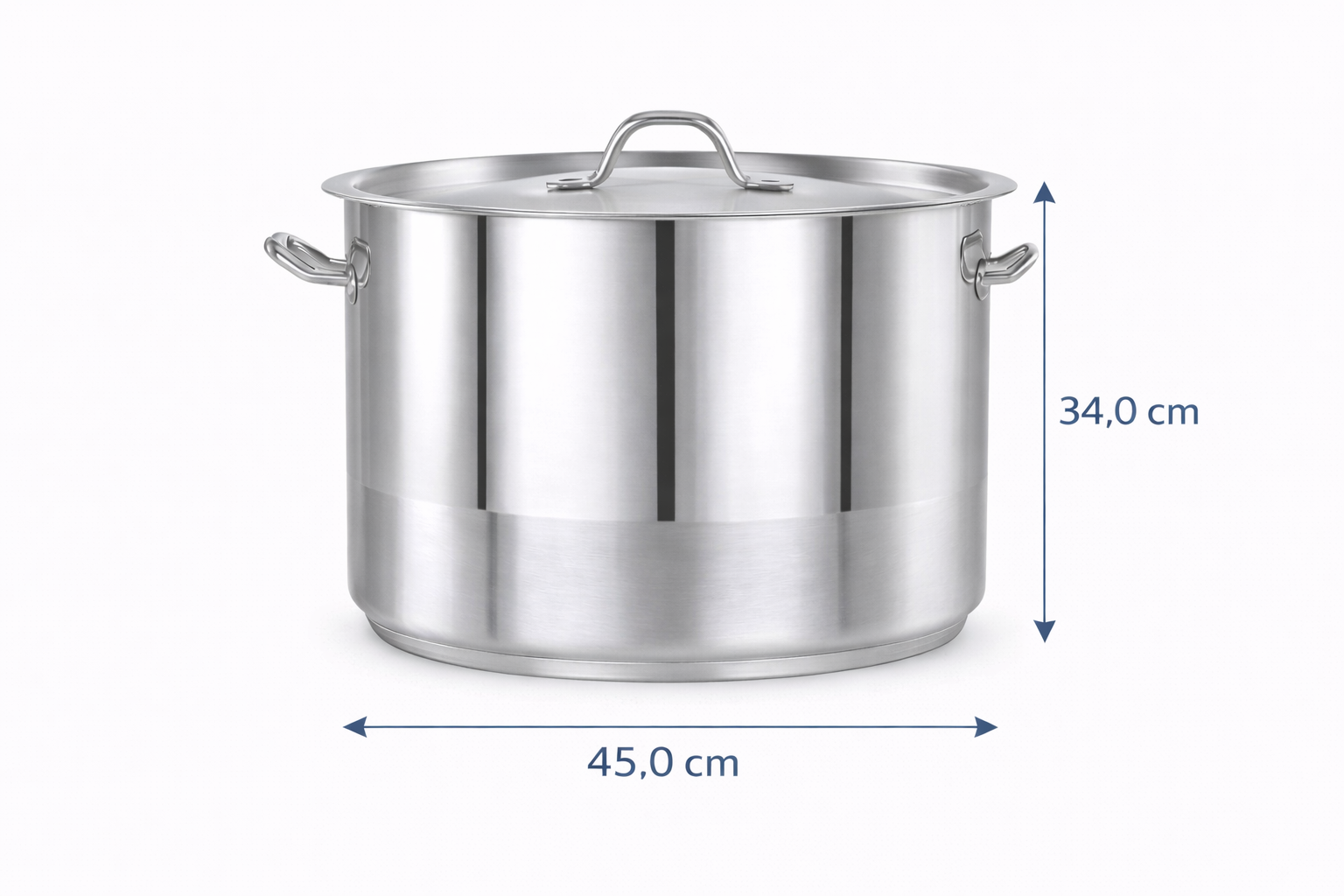 Pradeep Stainless Steel Cookpot 56 Litre - Cookplot 3/4 Size 45 x 34 cm 2