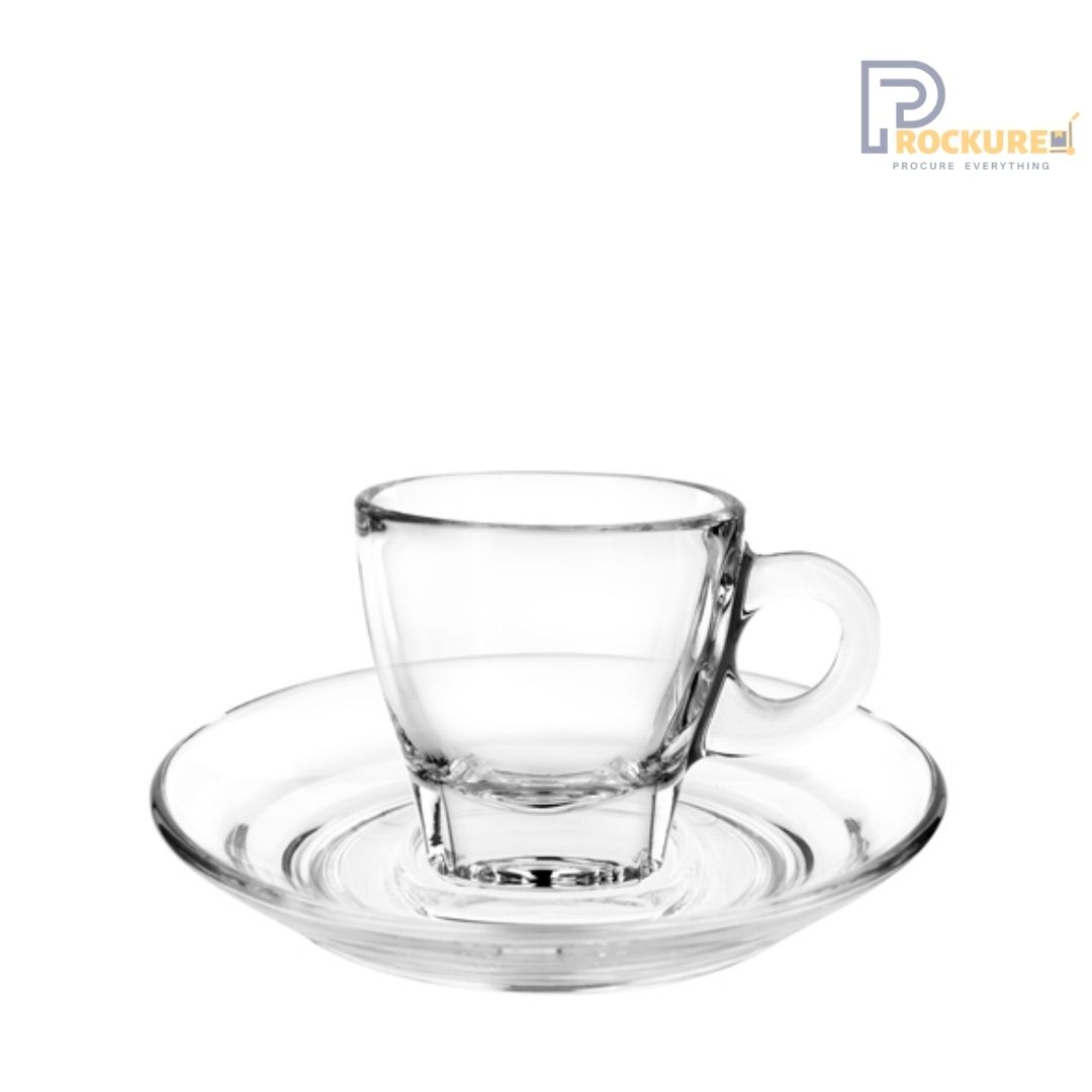 Ocean Caffe Espresso Cup - 70ml Exquisite Glassware (Pack of 6)
