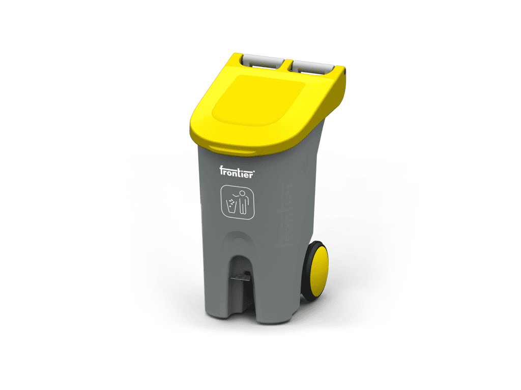 Frontier FLBNROL90 Plastic Foot Operated Hospital Bin 2