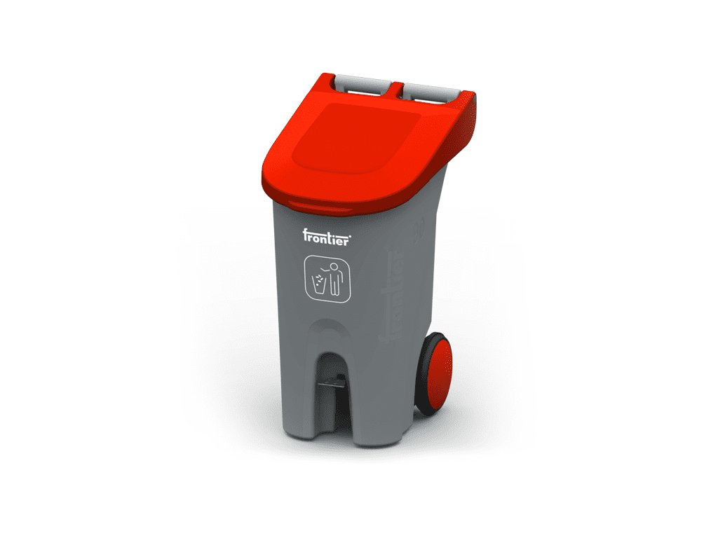 Frontier FLBNROL90 Plastic Foot Operated Hospital Bin
