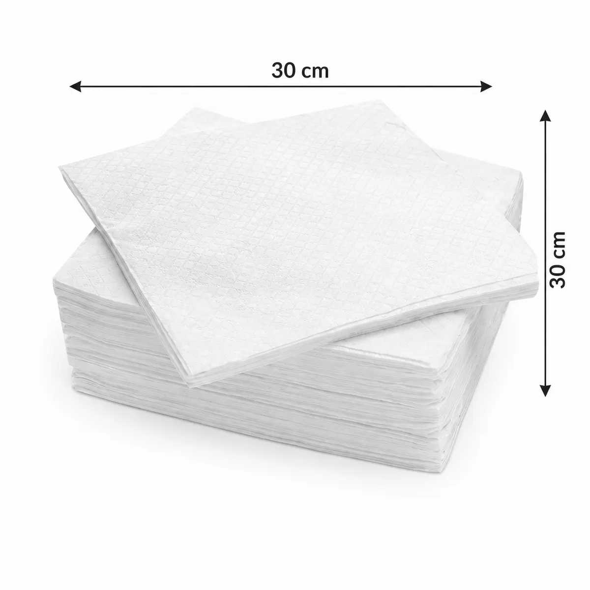 Plain White Tissue Paper Two Ply MOQ 50 Packets with 30x30cm and 33x33cm 2