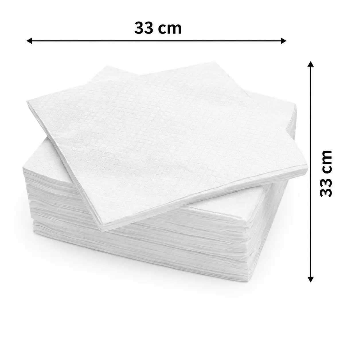 Plain White Tissue Paper Two Ply MOQ 50 Packets with 30x30cm and 33x33cm 3