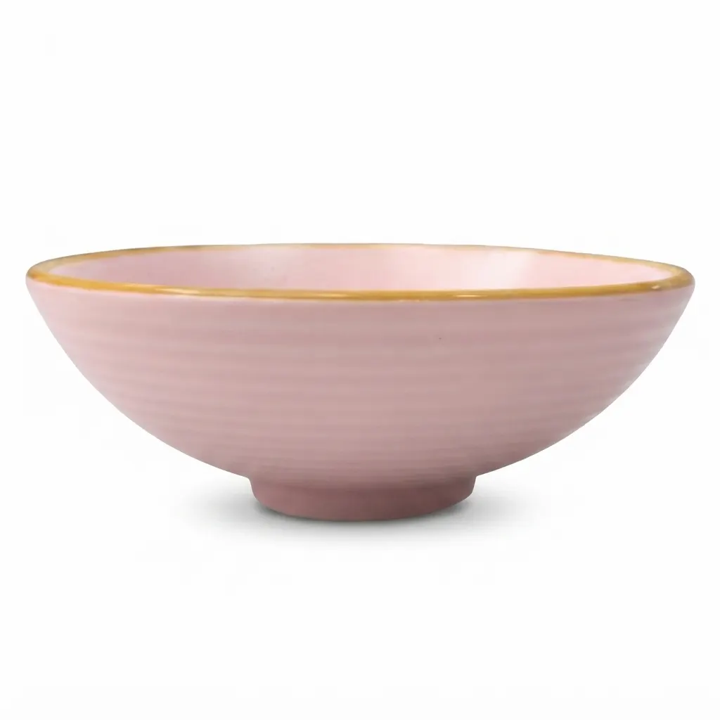 Meraami Aura Blush Ceramic Designer Bowl 17 cm